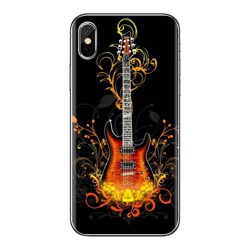 For Huawei G7 G8 P7 P8 P9 P10 P20 P30 Lite Mini Pro P Smart Plus 2017 2018 2019 Chord Guitar Transparent Soft Shell Covers |