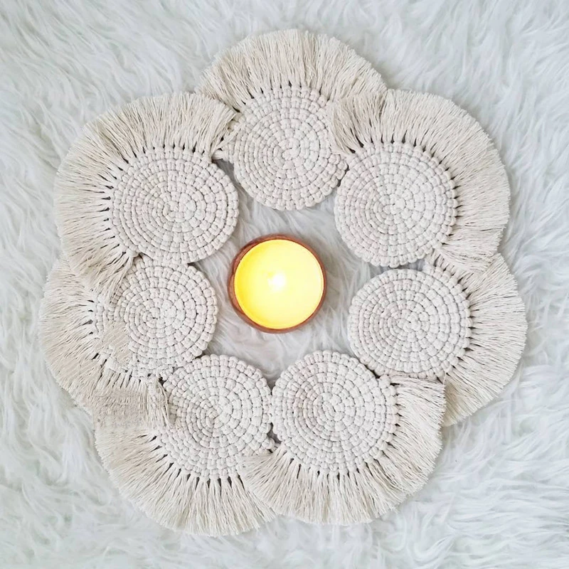 Подставки для напитков украшение дома ручной работы подставка под чашку чайник