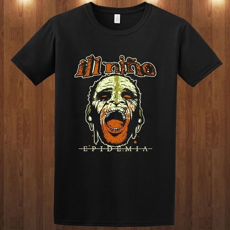 ILL NINO tee heavy metal Soulfly Deftones Hatebreed S M L XL 2XL 3XL футболка с коротким рукавом Футболка