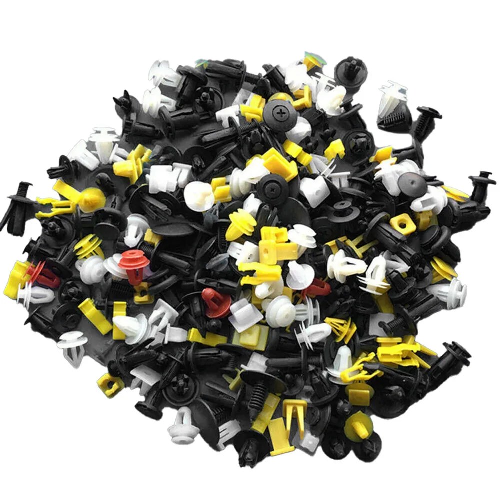 200 флюоресцентная булавка для кузова автомобиля заклепка пластиковый фиксатор