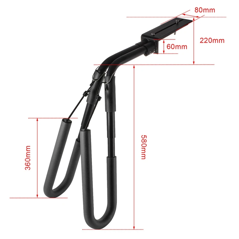 

Surfboard Scooter Moped Bicycle Surf Board Carrier for Sports Outdoor Mount to Safely Carry Surfboard on Your Moped