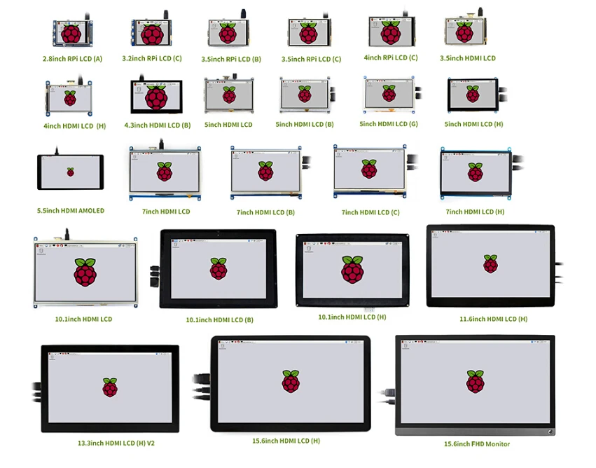 Waveshare 5 дюймов HDMI lcd(B) 800*480 разрешение резистивный сенсорный экран для Raspberry Pi BB черный компьютерный монитор поддерживает Win10