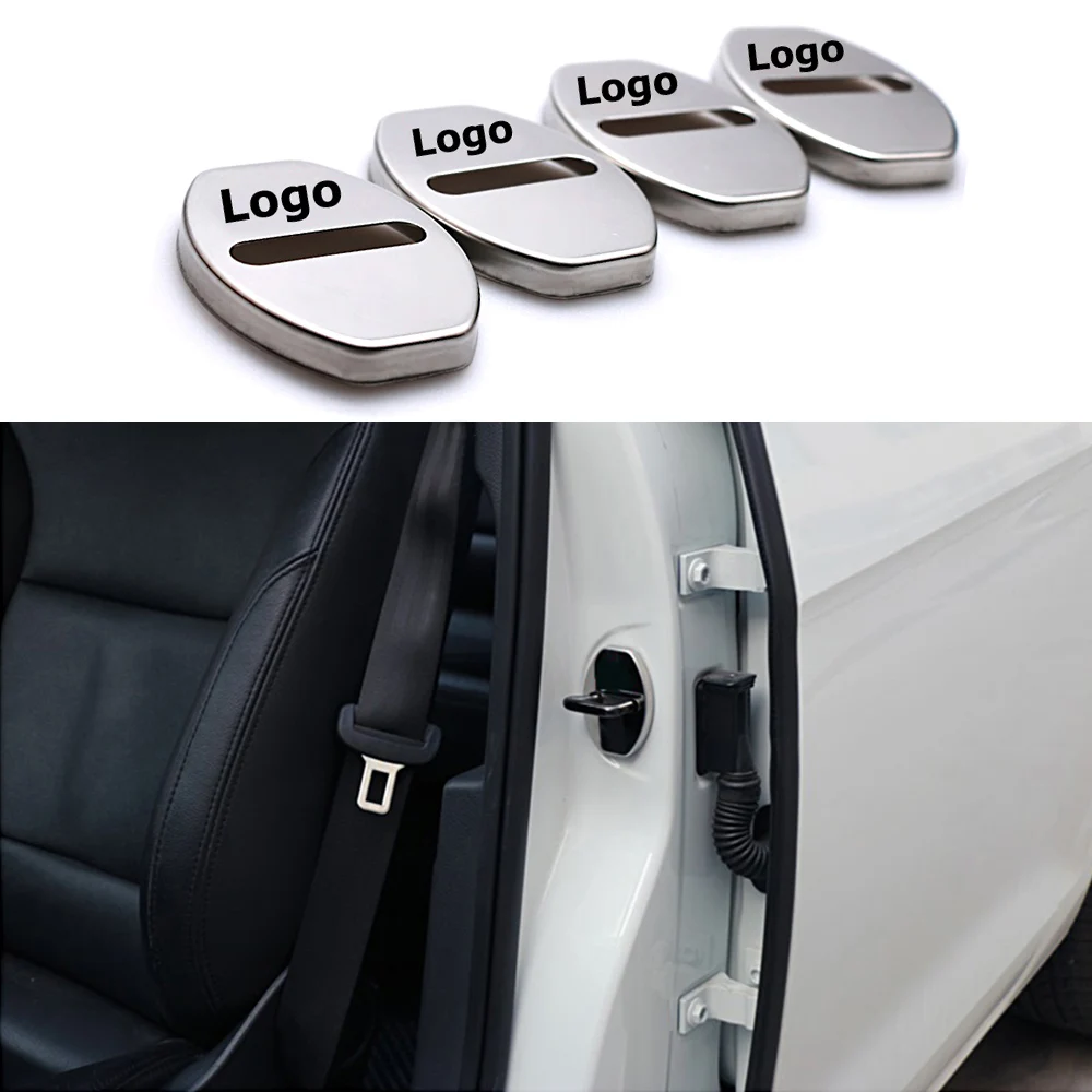 4-100 шт крышка дверного замка автомобиля для S эмблема наклейка с логотипом Audi Sline A4