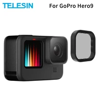 telesin for gopro hero 10 hero 9 polarizing cpl lens filter set aluminium alloy frame cover action camera cpl lens accessories