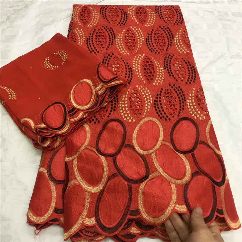 Африканская швейцарская вуаль кружева Свадебное женское платье Высокое