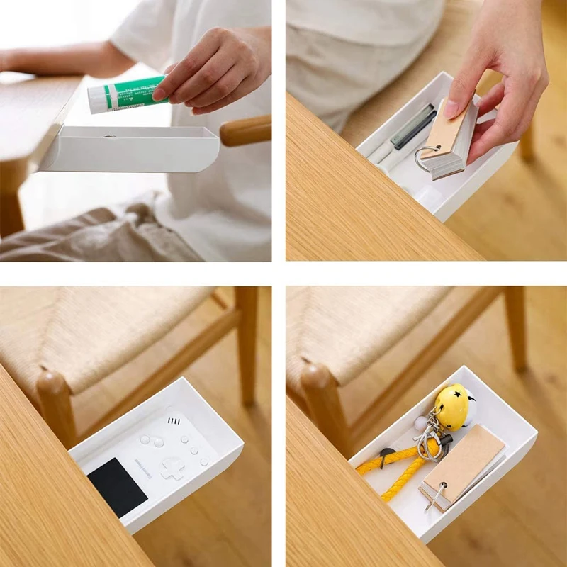 

Drawer Under the Desk Paste Stationery Storage Box Drop-Down Drawer Box Office Supplies