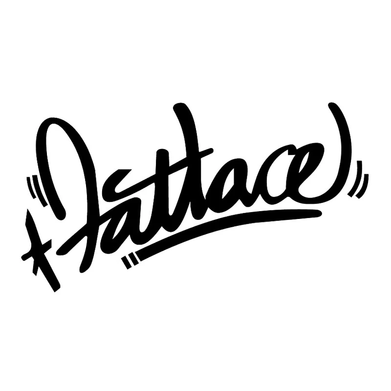 Интересное украшение Fatlace, автомобильная наклейка, Аксессуары для автомобилей и мотоциклов, внешние виниловые наклейки для Honda, Lada, Bmw, Audi, Vw