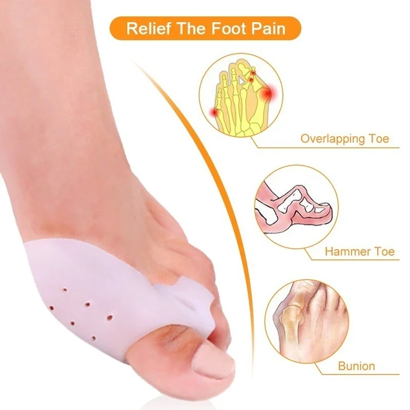 

1 Pair Two-hole toe orthosis