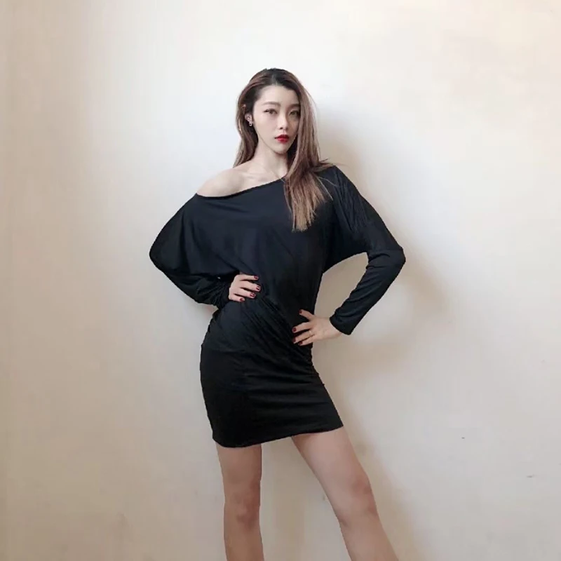 Пикантные костюмы для латиноамериканских танцев платье с длинными рукавами