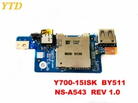 original for lenovo 700 15isk usb board audio y700 15isk by511 ns a543 rev 1 0 tested good free shipping