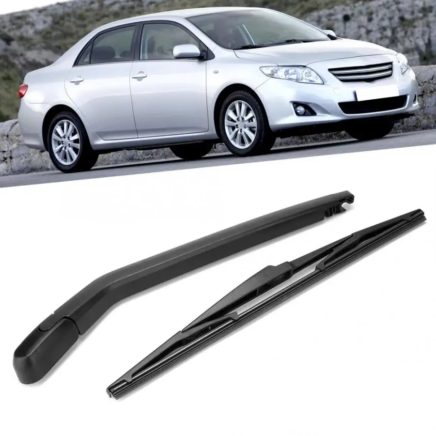 windshield wipers Car Rear Windshield Windscreen Wiper Arm amp Blade Set Fit for Toyota Corolla Hatchback 2001 2002 2003 2007 | Автомобили