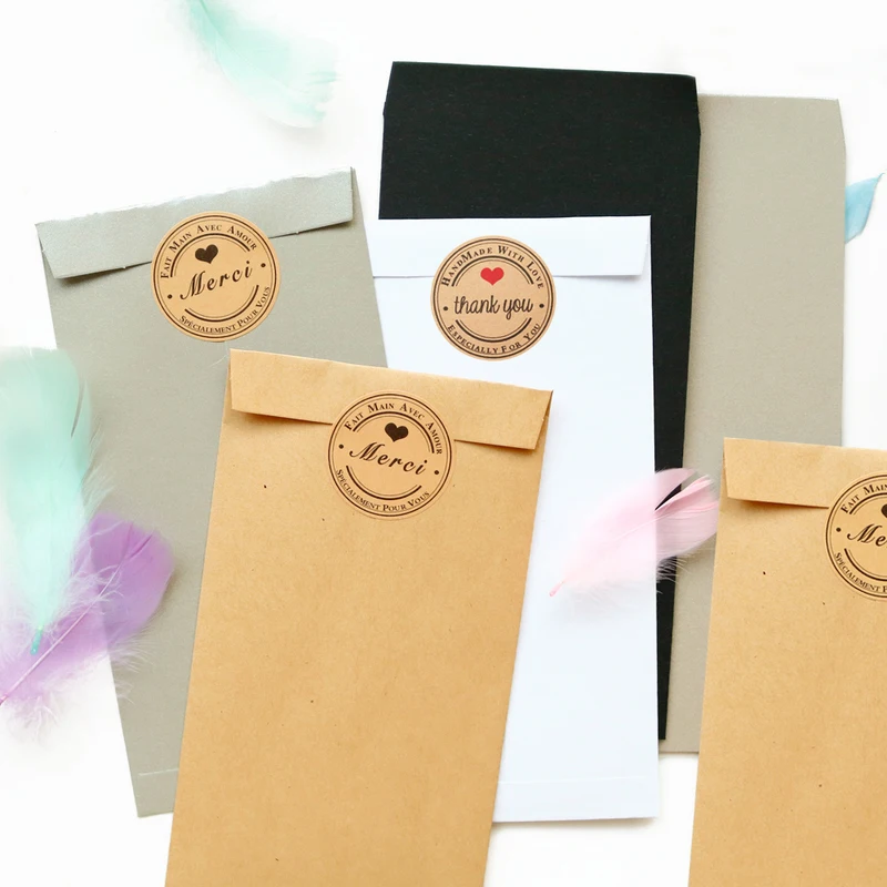 Винтажный конверт чистая крафт-бумага 12 шт. сделай сам подарок для приглашения с