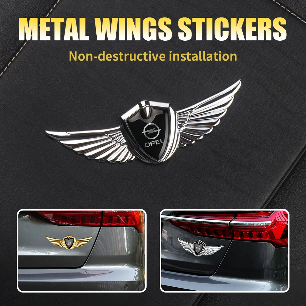 

3D Metal Car Body Stickers Custom Badges Auto Styling Decoration Accessories For Opel Astra h j k g Vectra c Insignia Corsa d