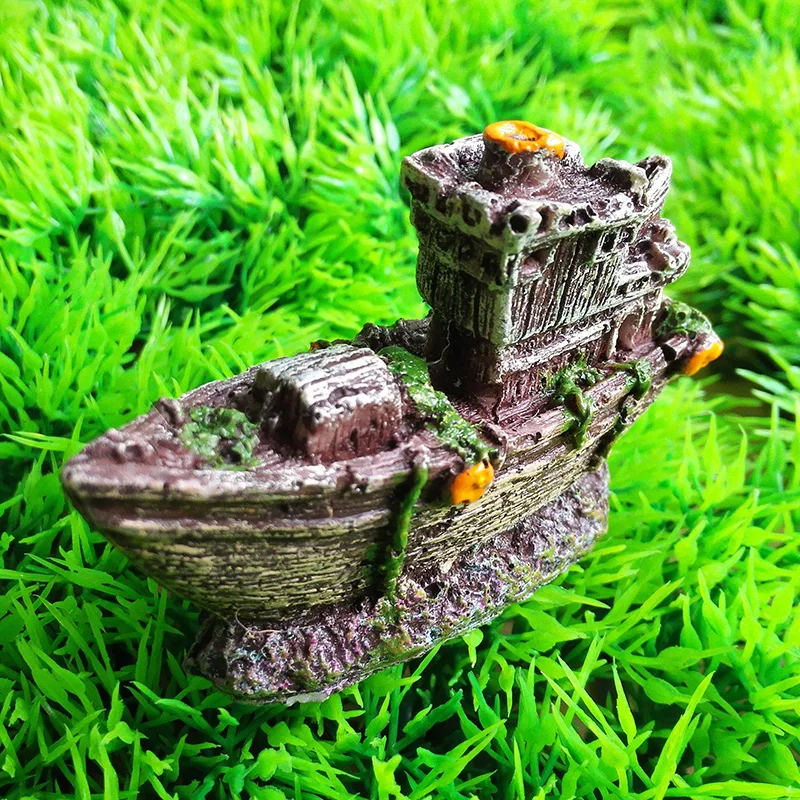 1 шт. утопленный корабль аквариум орнамент парусная лодка Разрушитель пещера