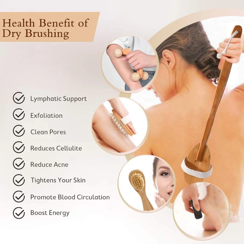 CLPAIZI натуральное искусственное Отшелушивание способствует циркуляции крови