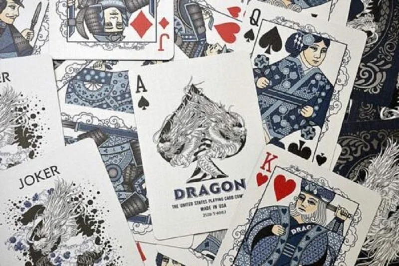 Велосипед Dragon Premium колода игральных карт размер покера USPCC ограниченная серия