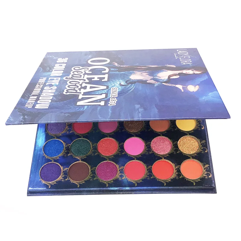 36 цветов Палитра теней для век сказочное матовое стекло с перламутровым эффектом