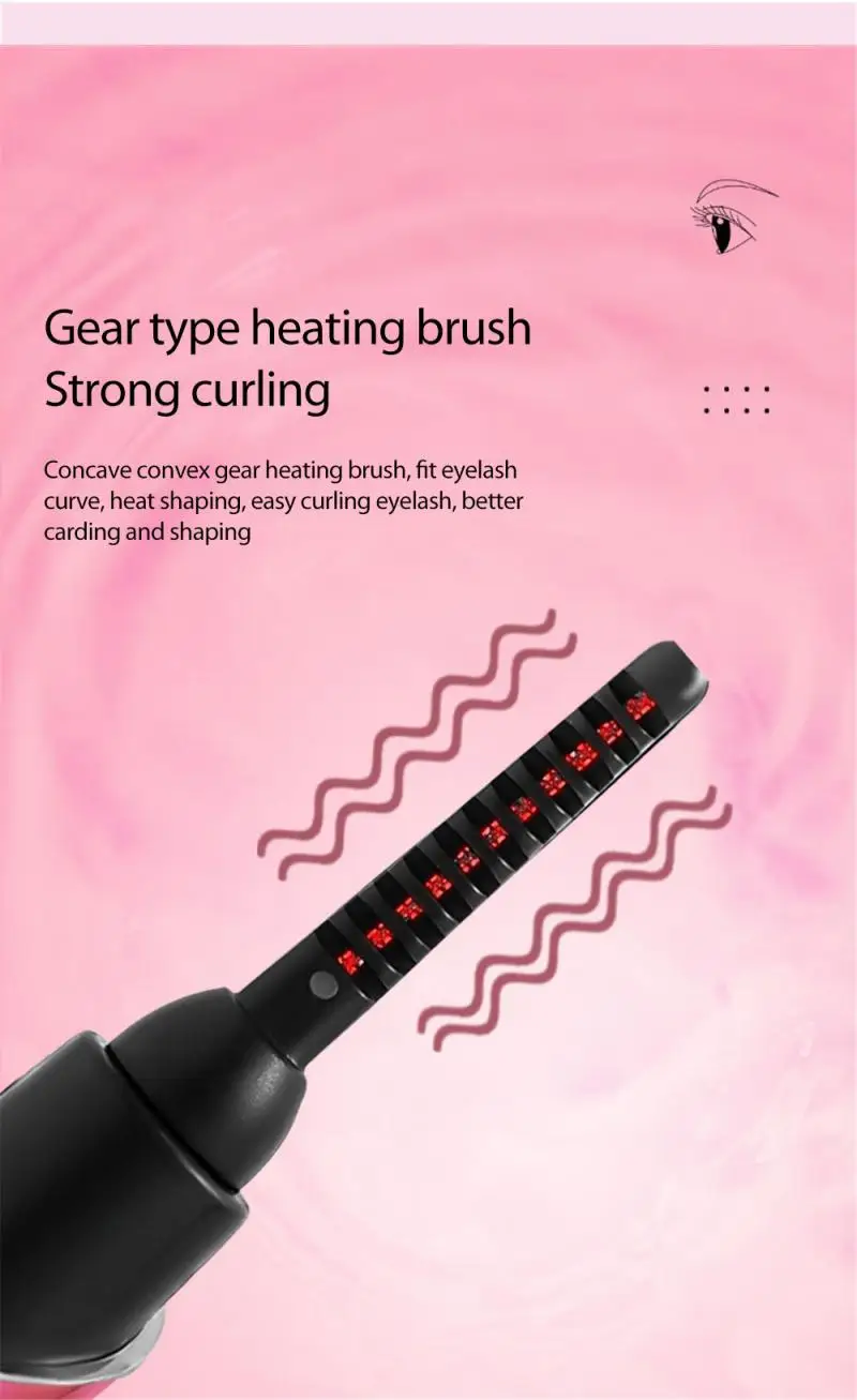 

New Digital Screen Electric Eyelash Curler Intelligent 4 Modes Temperature Control Natural Curling Eyelash Curling Tool Beauty