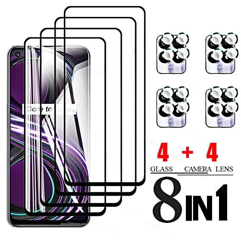 

Для Oppo Realme 8 s 5G стеклянная защита для экрана для Realme 8 S 5G 8 S закаленное стекло HD защитная пленка для объектива камеры телефона
