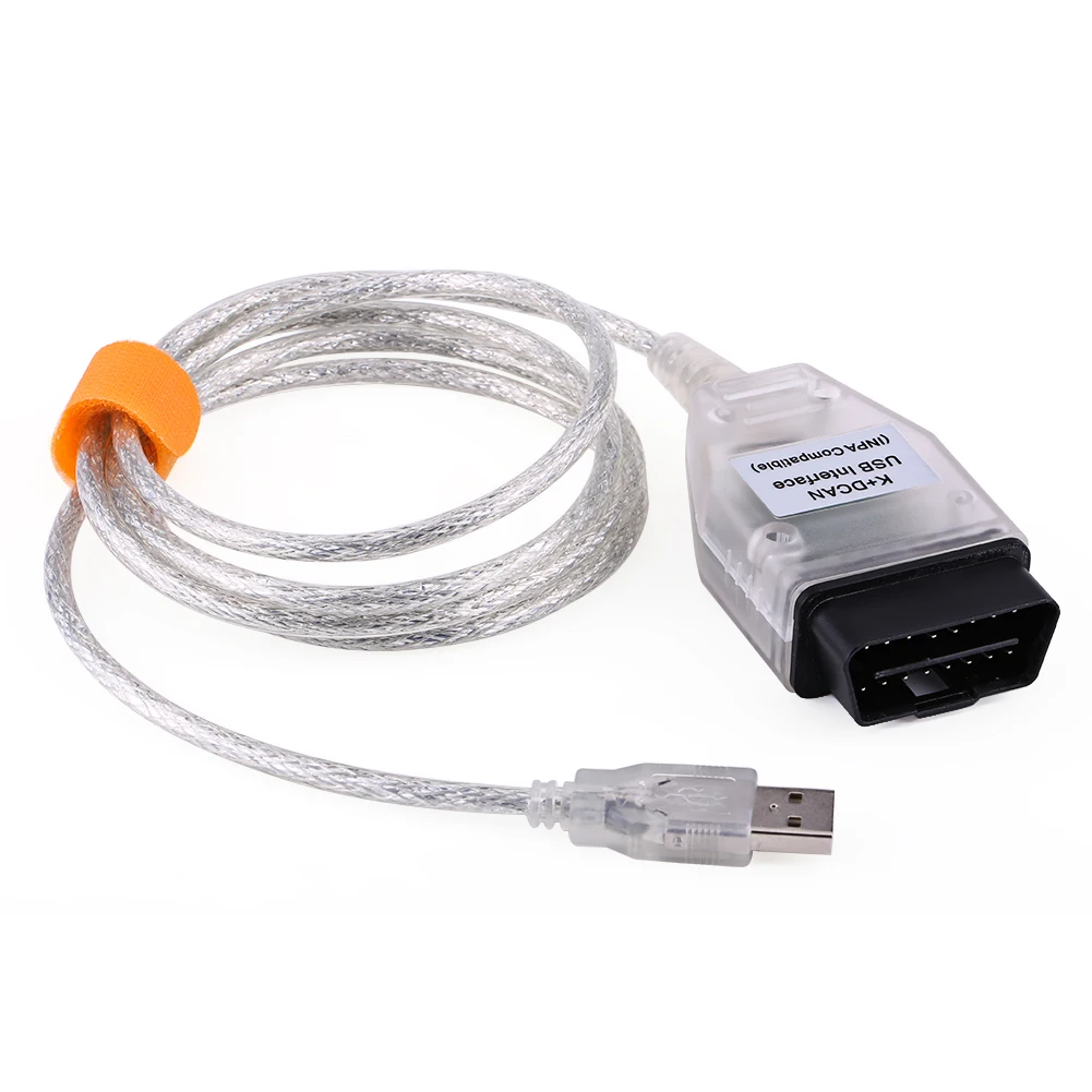 Интерфейсный кабель INPA K + CAN с чипом FT232RL для BMW DCAN usb-кабель поддержкой двойной K-Line