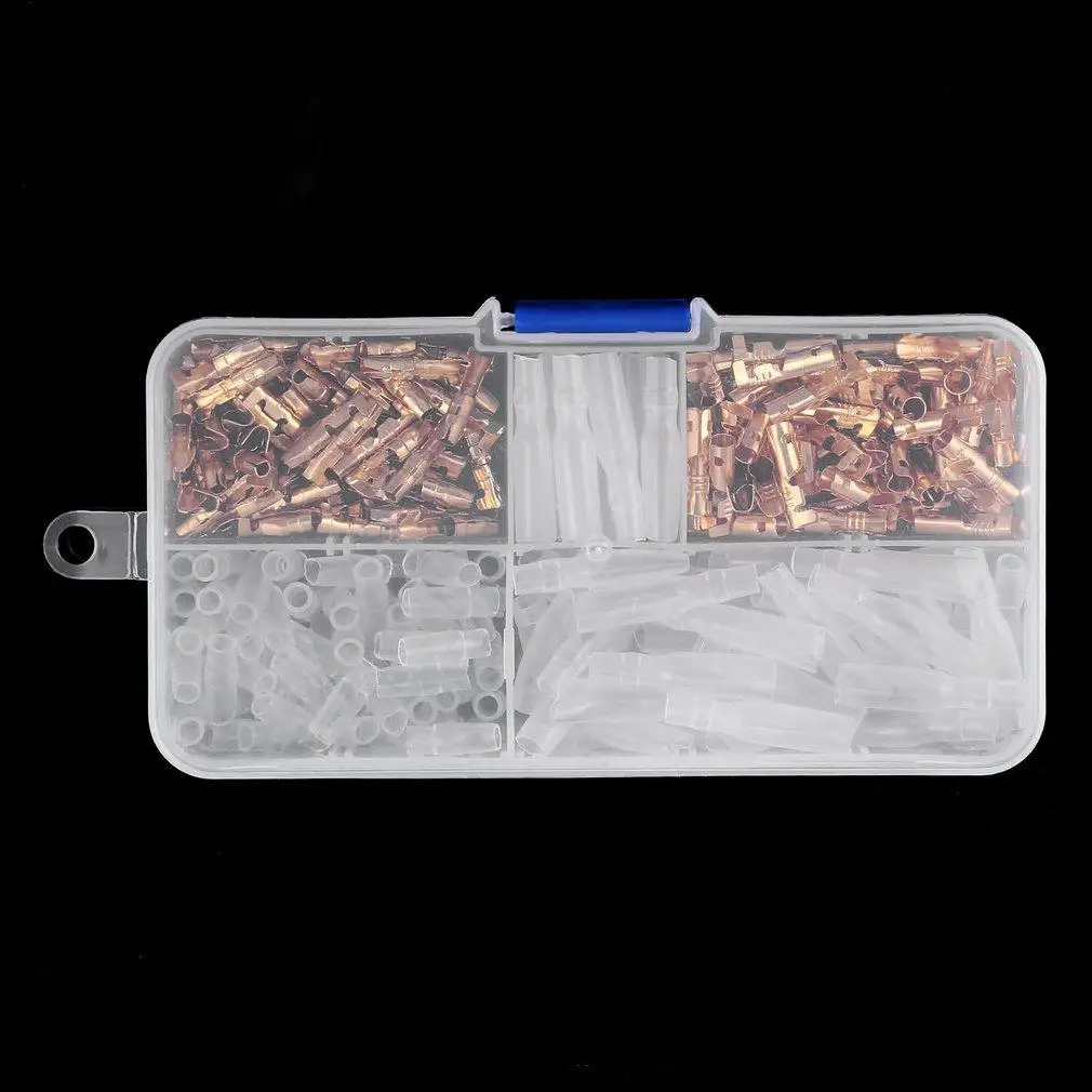 120 шт латунные пули 3 5 мм разъем обжимной терминал изолированный кабель