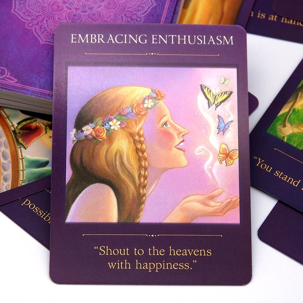 Sacred traveller Oracle Cards A 52-Card Deck and Guidebook nstructions For Family Board Games guidation Divination Fate Playi | Игрушки и