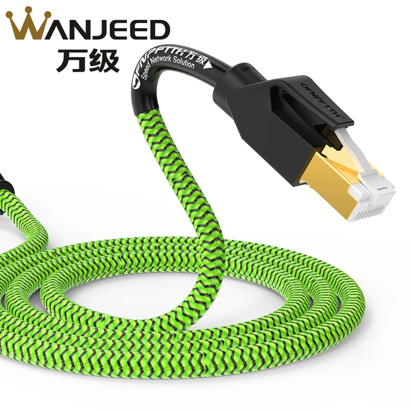 CAT7 патч-кабель SFTP RJ45 8P8C позолоченный контактный Ethernet Lan кабель джемпер |
