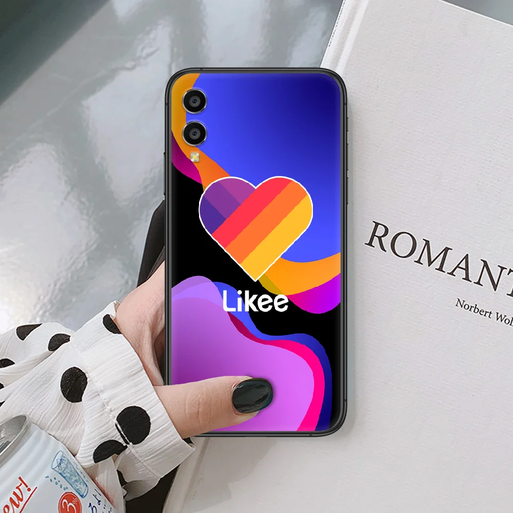 

Likee Cute Cartoon Heart Phone Case For Huawei Honor 6A 7A 7C 8 8A 8X 9 9X 10 10i 20 Lite Pro Play black Prime Pretty Back