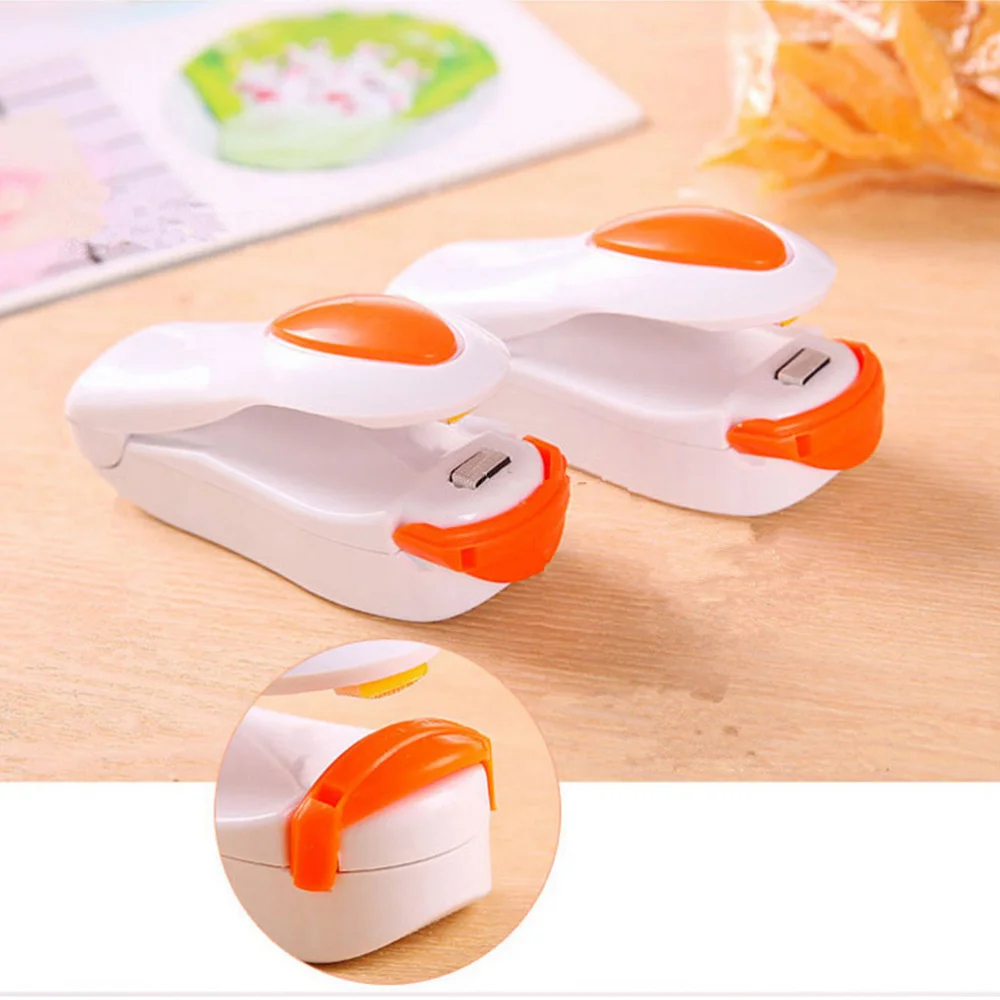

Portable Mini Bag Heat Sealer Capper Bag Sealing Machine Impulse Sealer for Food Storage (White)