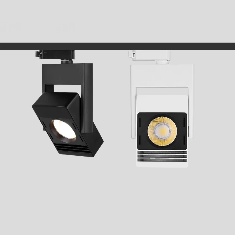 Светодиодный светильник дорожка для гостиной черный 2 провода рельсовый ing белый