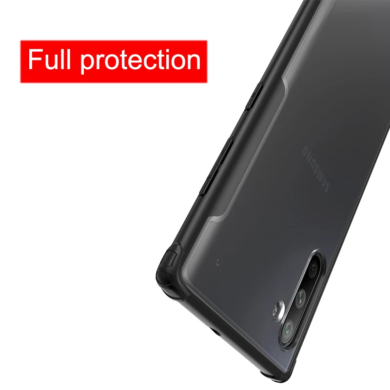 Phone Case for Samsung Galaxy Note 10 S10 Plus S10e Cases Soft Transparent Back Cover Note10 Note10Plus Anti-knock | Мобильные