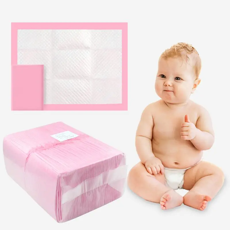 

100 шт./упак. одноразовые пеленальные подгузники для новорожденных, дышащие водонепроницаемые герметичные подгузники