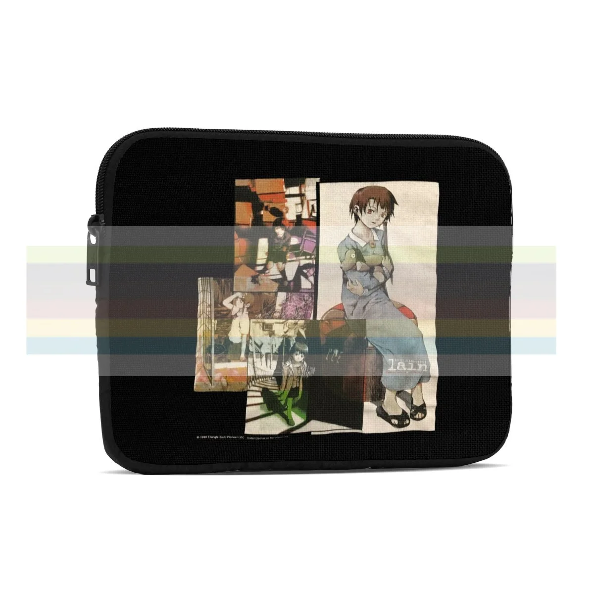 

Original Serial Experiments Lain 1999. Universal for children and adults. Tablet bag. Tablet bag. Ipad bag. Waterproof