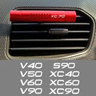 Автомобильная ароматерапия для Volvo XC70, XC30, XC90, S40, S60, S70, S80, S90, V40, V50, V70, V90, автомобильный освежитель воздуха на выходе, зажим для ароматерапии палочек