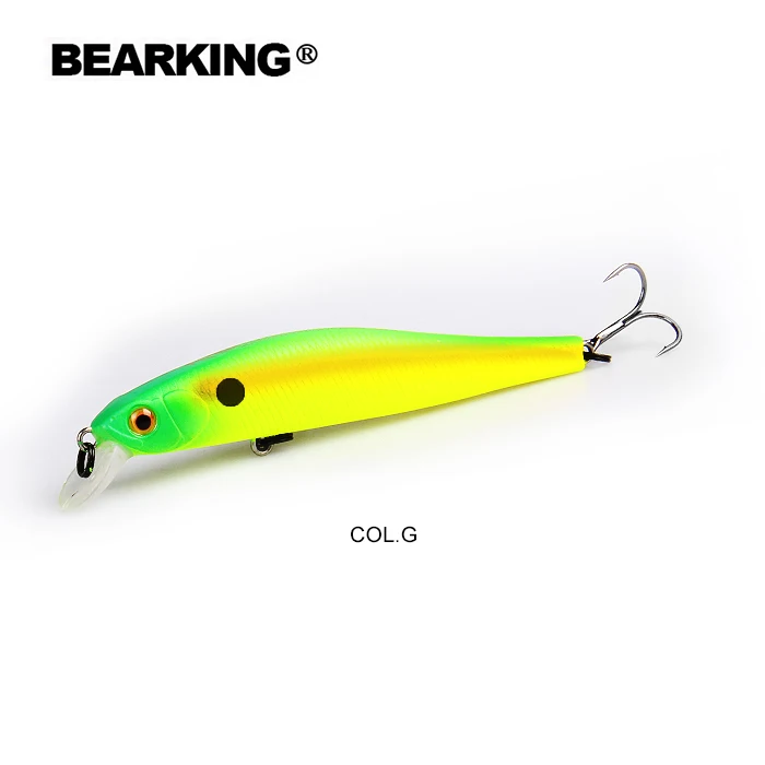 BEARKING 9 см 10 г Горячие рыболовные снасти shone приманки Гольян кривошипно вольфрамовый магнит вес системы воблер искусственные приманки - Цвет: G