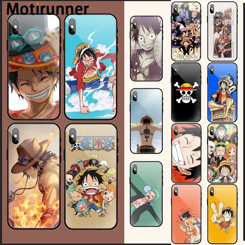 Motirunner ONE PIECE Аниме мультфильм Ace Луффи Зоро чехол для телефона iPhone 11 pro XS MAX 8 7 6 6S Plus X