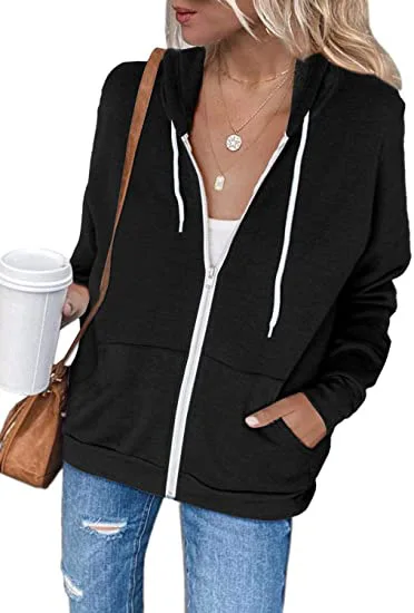 

Jacket color Casual Long Sleeve glay Sweater Pullover Set Thick Autumn black