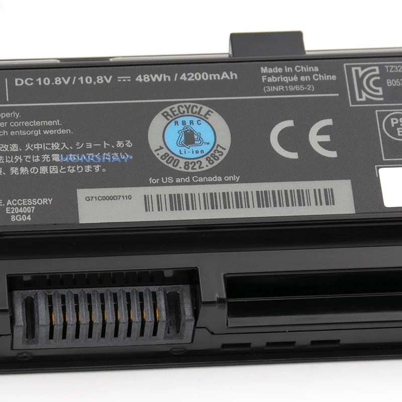 Оригинальный аккумулятор HONGHAY PA5024U для Toshiba Satellite C800 C850 C870 L800 L830 L855 L870|battery for