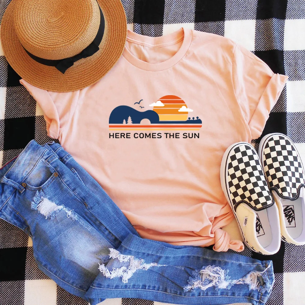 Цветная забавная футболка с изображением подарков на солнце 100% хлопок