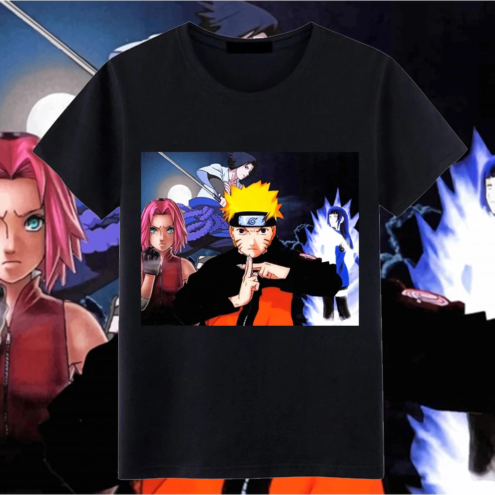 

Летняя футболка с принтом аниме для мальчиков и девочек, повседневная детская одежда, футболка с круглым вырезом и короткими рукавами для д...