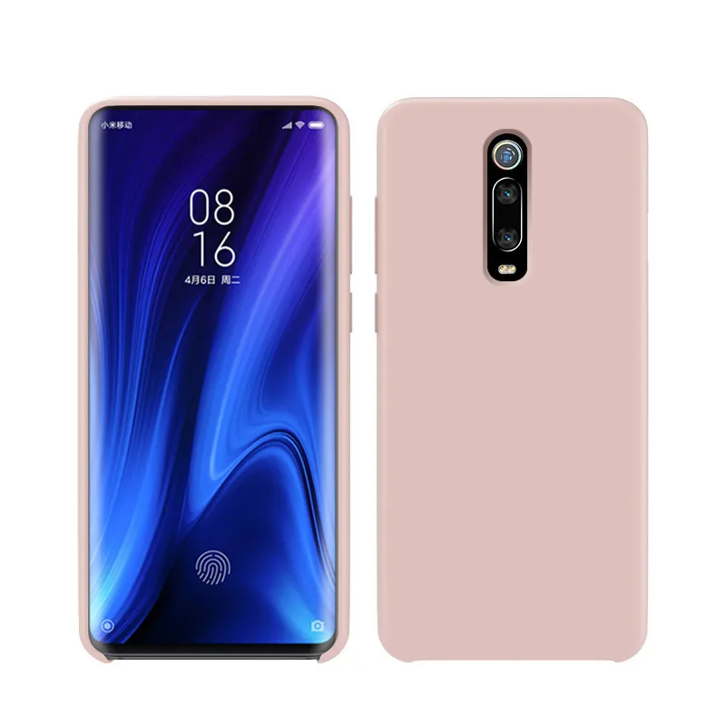 Для Red mi K20 чехол многоцветный мягкий силиконовый чехол для Xiaomi mi 9T Pro для Red mi K20 Pro Чехол глобальная Защита задняя крышка - Цвет: Розовый