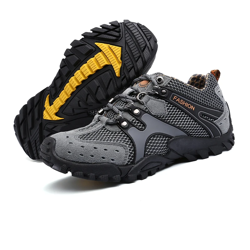 Outdoor Non-slip Men Hiking Shoes Comfortable Breathable Hunting Boots Quick Dry Sneakers Men's Mountain Climbing Boots