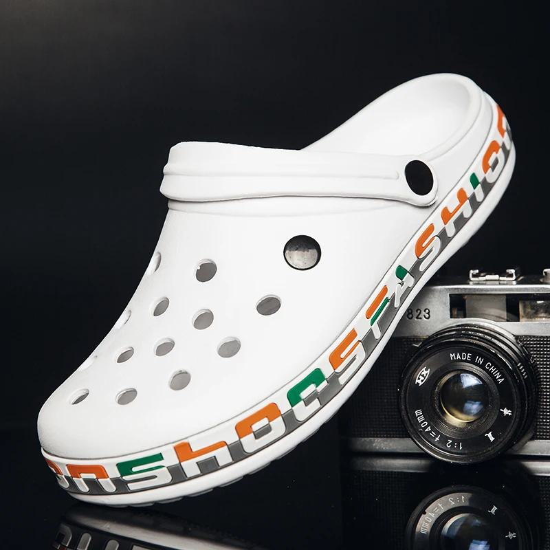 

Women's Clogs Beach Sandals Men's Summer Slippers Slides Shoes Unisex White Slip-on Shoes Casual High Quality 2011New Fashion