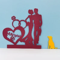 lovers and dog cutting dies gift box diy scrapbooking album paper cards decorative crafts template crafts embossing stencil dies