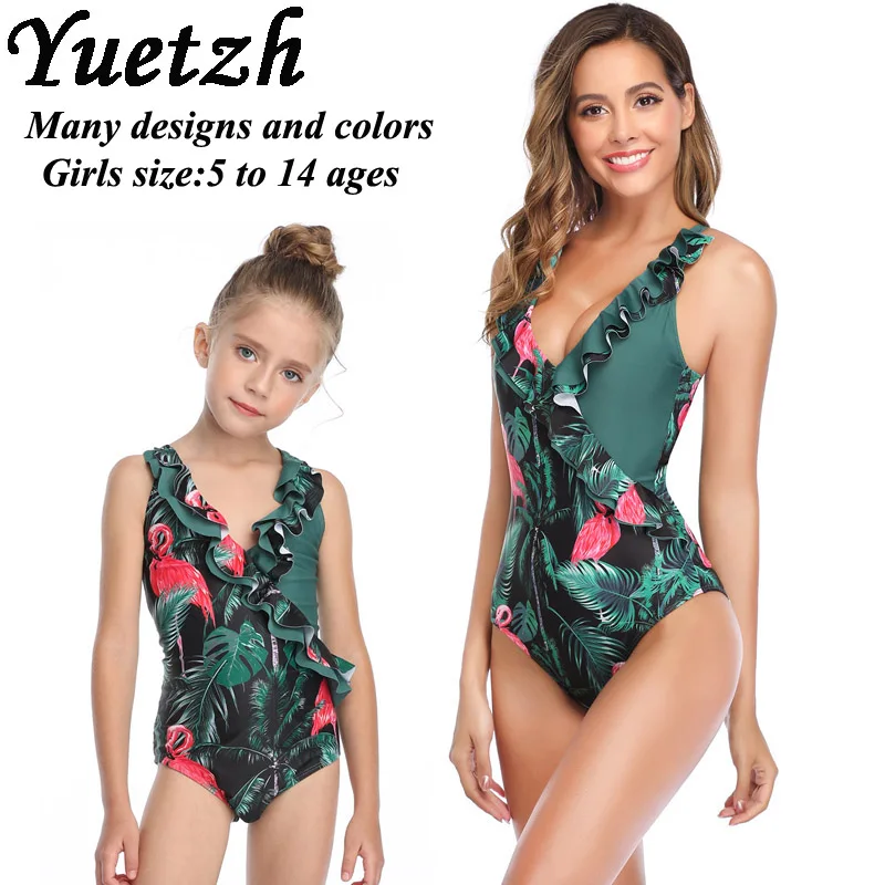 Купальники для девочек цельный женский купальник детские купальные костюмы