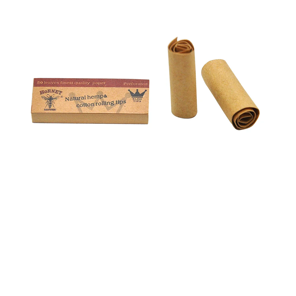 Hornet 1 Booklets Cigarette Filter Tips Rolling Paper Rollingpapers 50 Leaves 60*21MM Natural for | Дом и сад