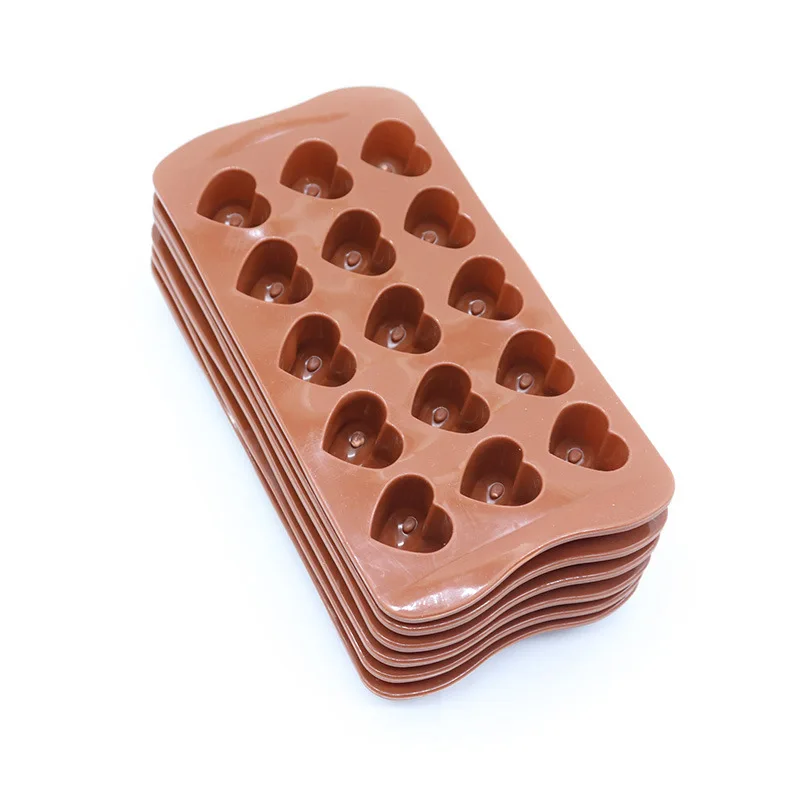 

Silicone Romance 15 Heart-shaped Cake Mold, Chocolate Dessert, Pudding, Baking Cake, Decorating Tools, Mold Plate,Kitchen Tools