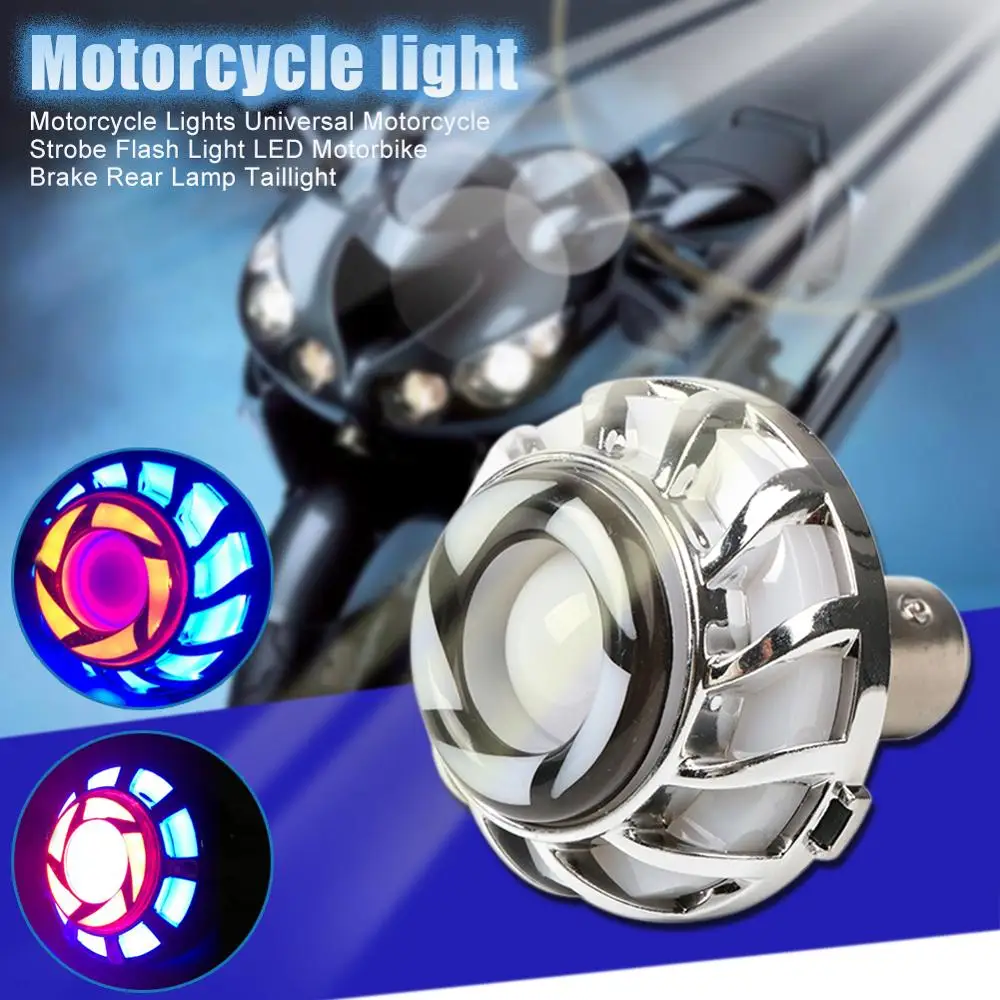 

Motorcycle Lights Universal Motorcycle Strobe Flash Light LED Motorbike Brake Rear Lamp Taillight