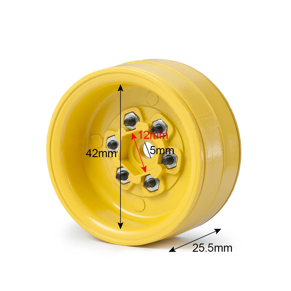 Колесные диски AXSPEED 4 шт. 1 9 дюйма сверхмощные ступицы из сплава для 1/10 RC Rock Crawler