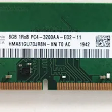 SKhynix DDR4 ECC Rams 8GB 3200MHz Server Memory DDR4 8GB 1Rx8 PC4-3200AA-ED2-11 DDR4 Server desktop computer Rams